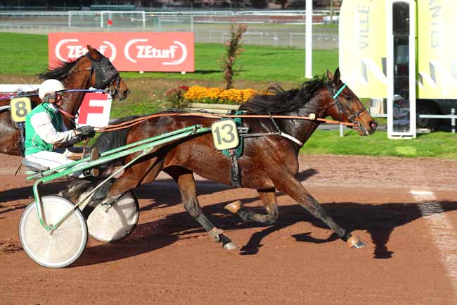 Photo d'arrivée de la course pmu PRIX MG STORE NANTES à NANTES le Mercredi 9 novembre 2022