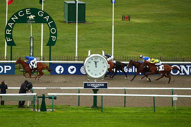 Photo d'arrivée de la course pmu PRIX DE LA COURTILLE à CHANTILLY le Mardi 15 novembre 2022