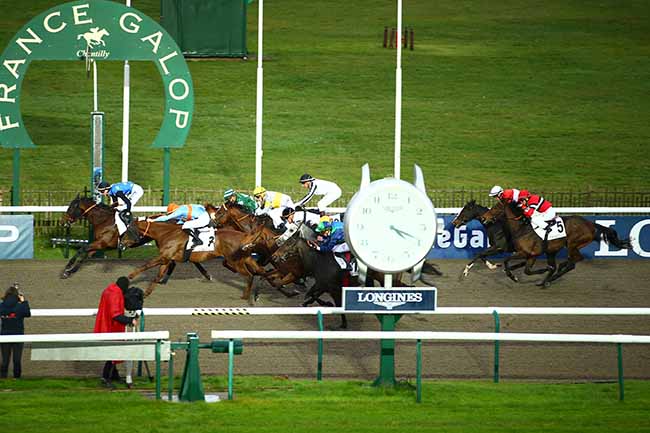 Photo d'arrivée de la course pmu PRIX DU CABINET D'ANGLE à CHANTILLY le Mardi 15 novembre 2022