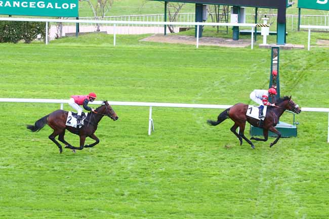 Photo d'arrivée de la course pmu PRIX DE CARRIERE-SOUS-BOIS à SAINT CLOUD le Jeudi 17 novembre 2022