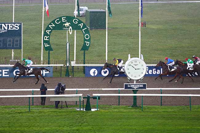 Photo d'arrivée de la course pmu PRIX DE L'ARBRE A FOUGERES à CHANTILLY le Vendredi 18 novembre 2022