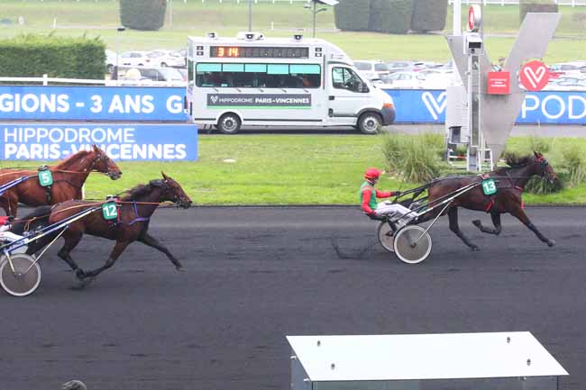 Photo d'arrivée de la course pmu LETROT OPEN DES REGIONS - 3 ANS à PARIS-VINCENNES le Dimanche 4 décembre 2022