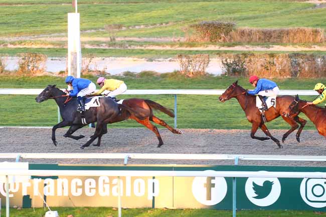 Photo d'arrivée de la course pmu PRIX DE CHEFFRETEAU à DEAUVILLE le Vendredi 16 décembre 2022