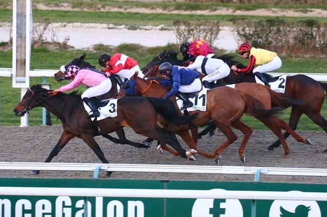 Photo d'arrivée de la course pmu PRIX DE LA PAQUINE à DEAUVILLE le Vendredi 16 décembre 2022