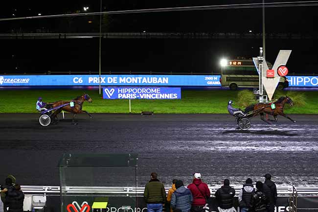 Photo d'arrivée de la course pmu PRIX DE MONTAUBAN à PARIS-VINCENNES le Vendredi 30 décembre 2022