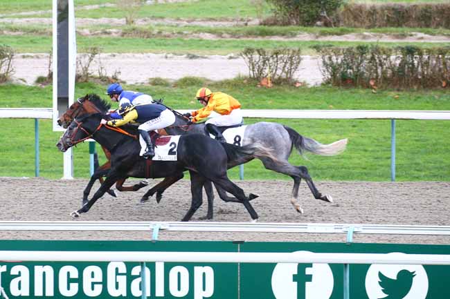 Photo d'arrivée de la course pmu PRIX D'OCCAGNES à DEAUVILLE le Vendredi 30 décembre 2022