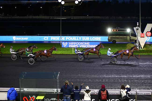 Photo d'arrivée de la course pmu PRIX DE POUILLY-SUR-LOIRE à PARIS-VINCENNES le Mardi 10 janvier 2023