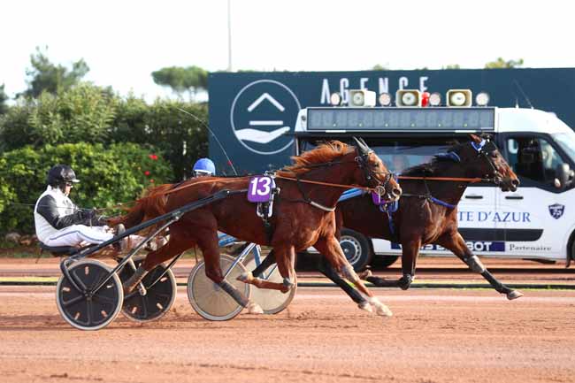 Photo d'arrivée de la course pmu PRIX PROMISING CATCH à CAGNES-SUR-MER le Jeudi 12 janvier 2023