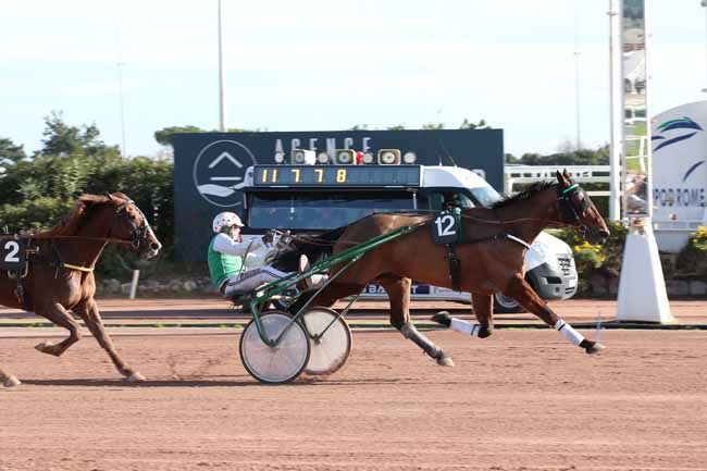 Photo d'arrivée de la course pmu PRIX UNE DE MAI à CAGNES-SUR-MER le Mardi 24 janvier 2023