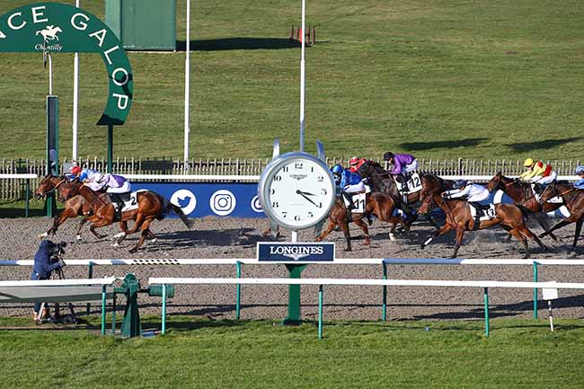 Photo d'arrivée de la course pmu PRIX DE LA MARE DU MONT ALTA à CHANTILLY le Lundi 6 février 2023