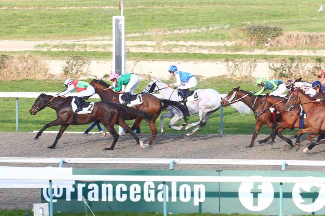 Photo d'arrivée de la course pmu PRIX DE LA HAGUE à DEAUVILLE le Vendredi 10 février 2023