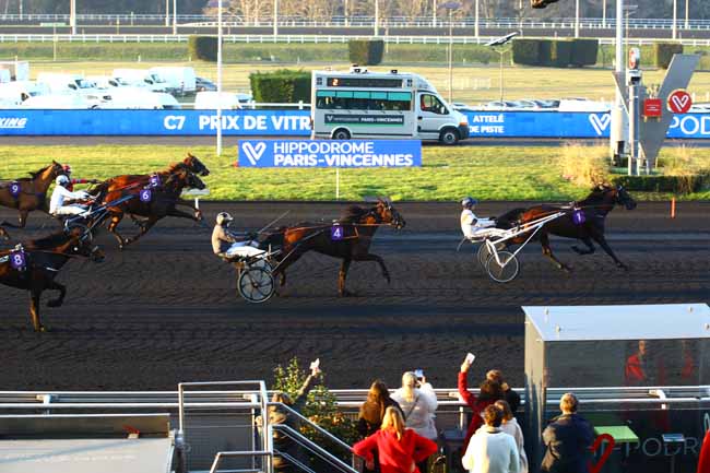 Photo d'arrivée de la course pmu PRIX DE VITRE à PARIS-VINCENNES le Lundi 13 février 2023