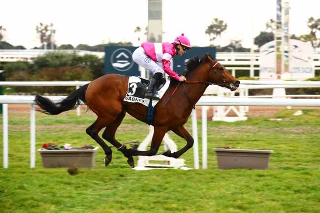 Photo d'arrivée de la course pmu PRIX DE LA MER à CAGNES-SUR-MER le Mercredi 22 février 2023