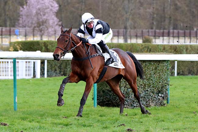 Photo d'arrivée de la course pmu PRIX SPUMATE à COMPIEGNE le Mardi 14 mars 2023