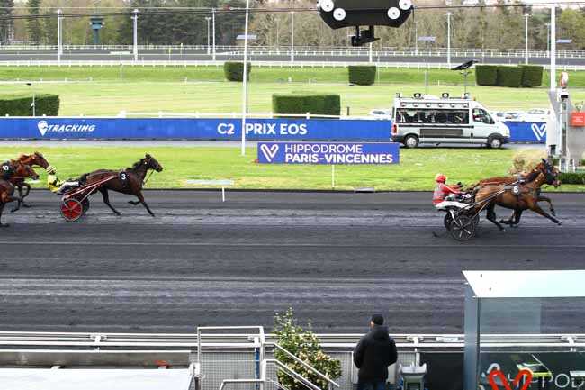 Photo d'arrivée de la course pmu PRIX EOS à PARIS-VINCENNES le Vendredi 31 mars 2023