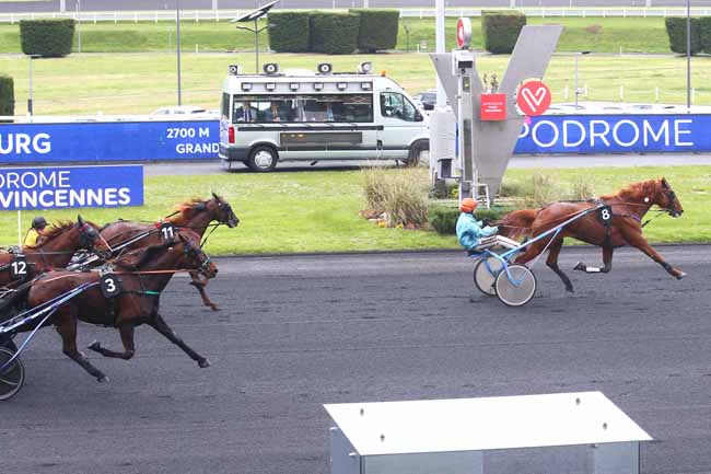 Photo d'arrivée de la course pmu PRIX DE WISSEMBOURG à PARIS-VINCENNES le Samedi 15 avril 2023