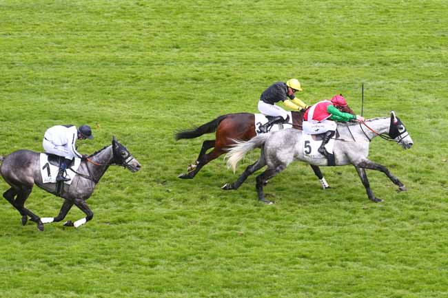 Photo d'arrivée de la course pmu PRIX WILLIAM ET ALEC HEAD à AUTEUIL le Mardi 18 avril 2023