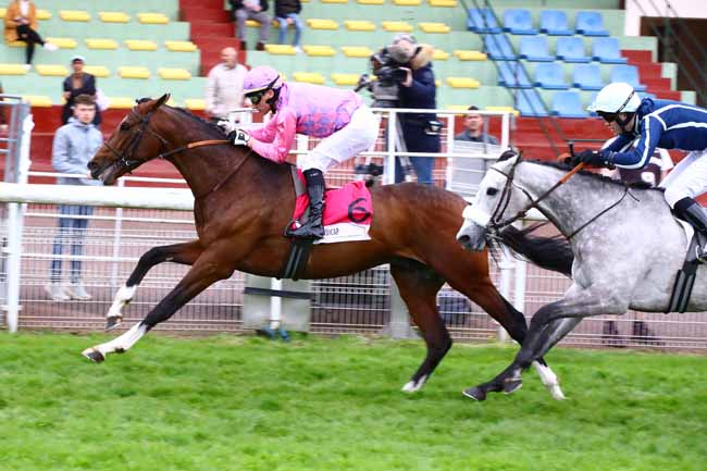 Photo d'arrivée de la course pmu PRIX DE BETHANCOURT-EN-VALOIS - HANDICAP CHALLENGE à COMPIEGNE le Mercredi 19 avril 2023