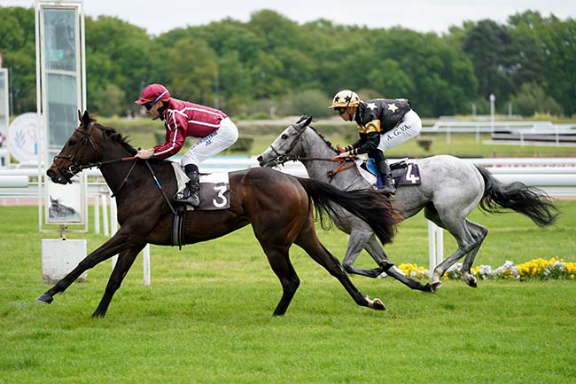 Photo d'arrivée de la course pmu PRIX IJOCKEY - PRIX DU MEDOC à BORDEAUX-LE BOUSCAT le Lundi 24 avril 2023