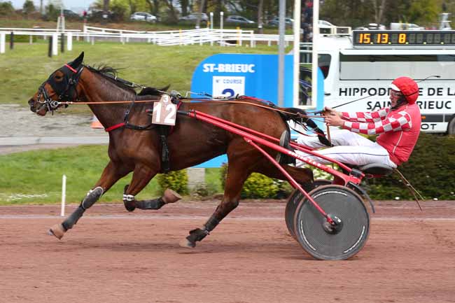 Photo d'arrivée de la course pmu PRIX V AND B LANGUEUX SAINT-BRIEUC à SAINT BRIEUC le Mercredi 26 avril 2023