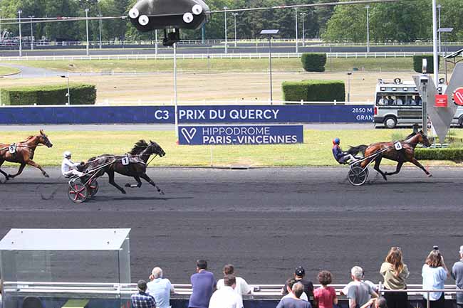 Photo d'arrivée de la course pmu PRIX DU QUERCY à PARIS-VINCENNES le Samedi 10 juin 2023