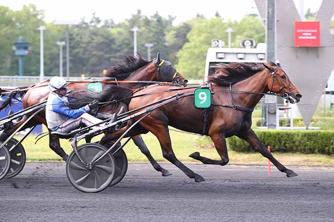 Photo d'arrivée de la course pmu PRIX CHAMBON P à PARIS-VINCENNES le Samedi 10 juin 2023