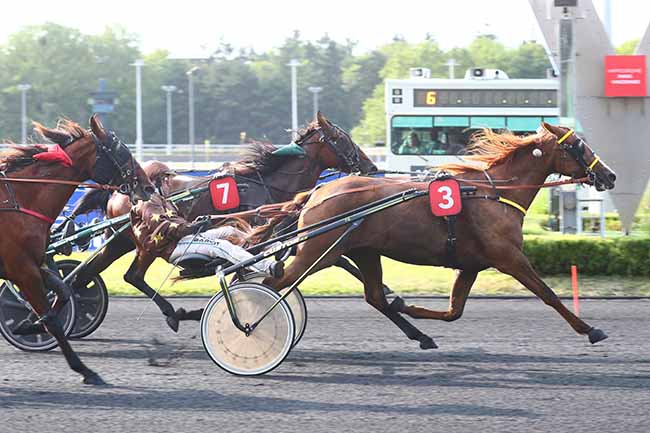 Photo d'arrivée de la course pmu PRIX NUNKY à PARIS-VINCENNES le Mardi 27 juin 2023