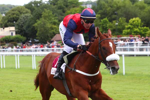 Photo d'arrivée de la course pmu PRIX LIESELOT DE WILDE X PMPA.FR (PRIX DE LA GARENNE) à CLAIREFONTAINE le Mercredi 19 juillet 2023