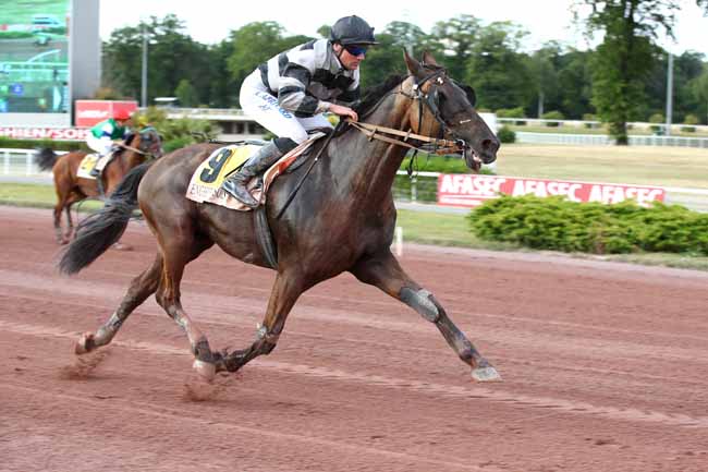 Photo d'arrivée de la course pmu PRIX DE BONNY-SUR-LOIRE à ENGHIEN le Mercredi 19 juillet 2023