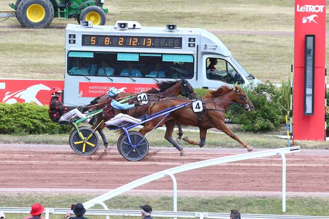 Photo d'arrivée de la course pmu PRIX DE NOTRE DAME à ENGHIEN le Samedi 22 juillet 2023