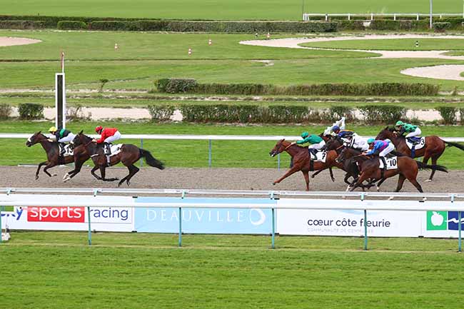 Photo d'arrivée de la course pmu PRIX DE PONT-L'EVEQUE à DEAUVILLE le Dimanche 30 juillet 2023