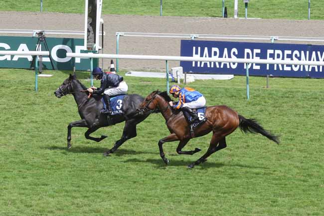 Photo d'arrivée de la course pmu CIRCUS MAXIMUS PRIX FRANCOIS BOUTIN à DEAUVILLE le Dimanche 13 août 2023