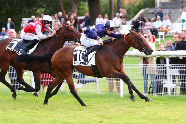 Photo d'arrivée de la course pmu PRIX REGION NORMANDIE à DIEPPE le Mardi 29 août 2023