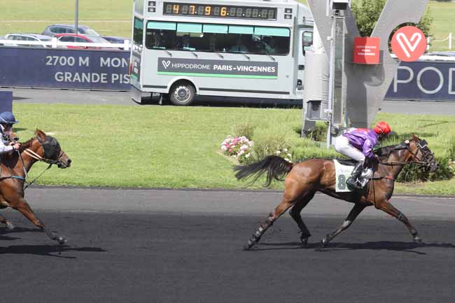 Photo d'arrivée de la course pmu PRIX DE PERPIGNAN à PARIS-VINCENNES le Mercredi 30 août 2023
