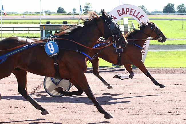 Photo d'arrivée de la course pmu PRIX C.P.M. (PRIX DE LAON) à LA CAPELLE le Mercredi 6 septembre 2023