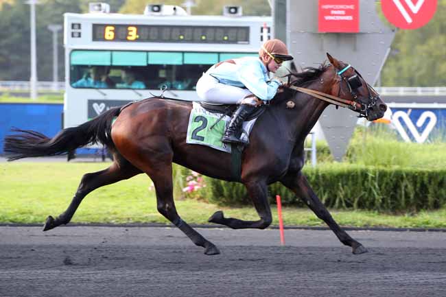 Photo d'arrivée de la course pmu PRIX ANDRE ROUER à PARIS-VINCENNES le Vendredi 8 septembre 2023