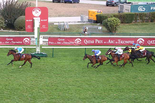 Photo d'arrivée de la course pmu QATAR PRIX DE L'ALLEE DES BROUILLARDS à LONGCHAMP le Dimanche 10 septembre 2023