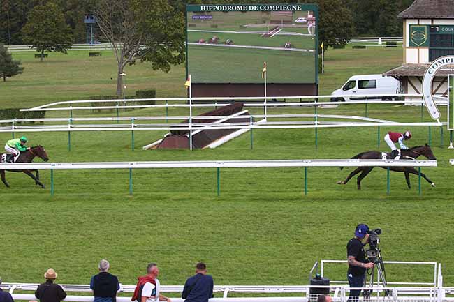 Photo d'arrivée de la course pmu PRIX BUCHEUR à COMPIEGNE le Mardi 26 septembre 2023
