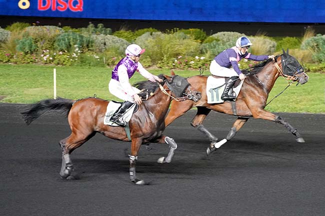 Photo d'arrivée de la course pmu PRIX BYBLIS à PARIS-VINCENNES le Vendredi 29 septembre 2023