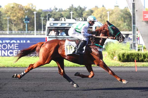 Photo d'arrivée de la course pmu PRIX ANTONIA à PARIS-VINCENNES le Mardi 10 octobre 2023