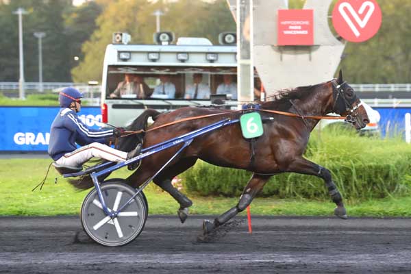 Photo d'arrivée de la course pmu PRIX MENIPPE à PARIS-VINCENNES le Mardi 10 octobre 2023