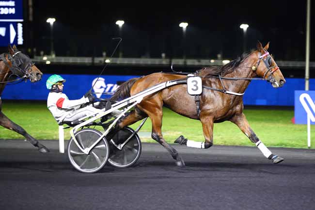 Photo d'arrivée de la course pmu PRIX HERA à PARIS-VINCENNES le Vendredi 13 octobre 2023