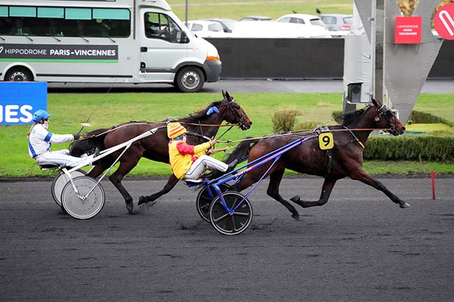 Photo d'arrivée de la course pmu PRIX DE LECELLES à PARIS-VINCENNES le Lundi 20 novembre 2023