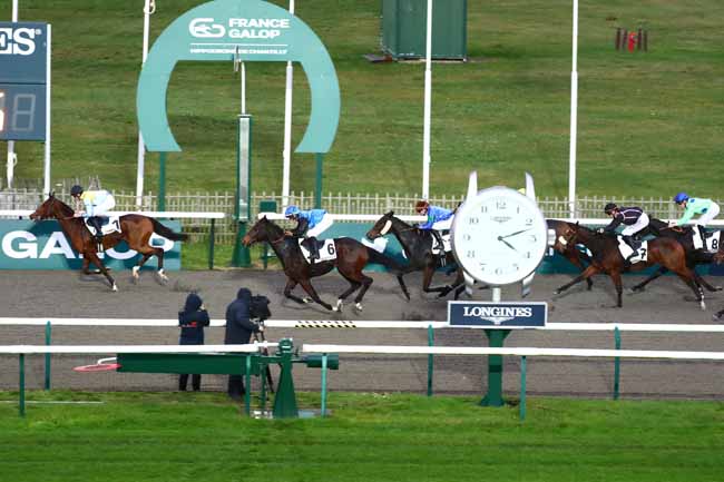 Photo d'arrivée de la course pmu PRIX DE LA CATHEDRALE SAINT-PIERRE à CHANTILLY le Mardi 21 novembre 2023