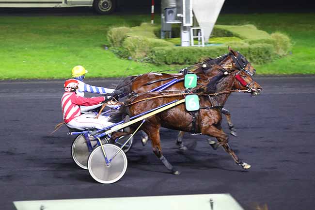 Photo d'arrivée de la course pmu PRIX DE BONNIEUX à PARIS-VINCENNES le Mercredi 29 novembre 2023