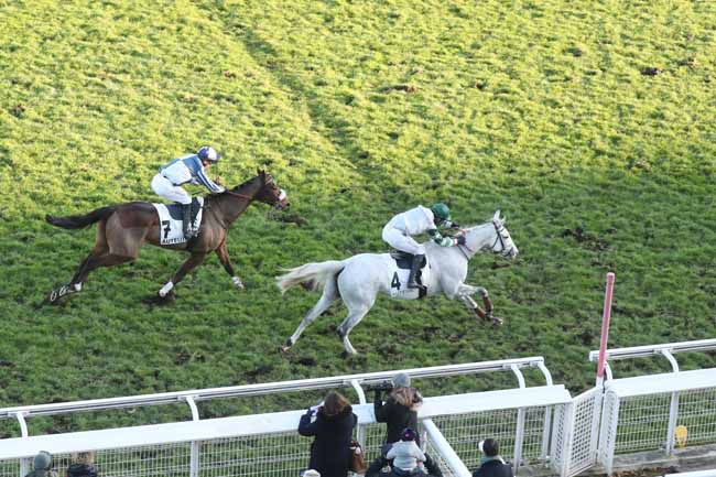 Photo d'arrivée de la course pmu PRIX LEON OLRY ROEDERER à AUTEUIL le Samedi 2 décembre 2023