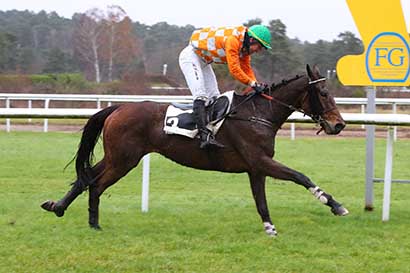 Photo d'arrivée de la course pmu PRIX COLONEL BEAUJEAN à FONTAINEBLEAU le Mardi 5 décembre 2023