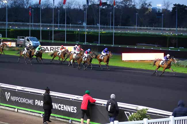 Photo d'arrivée de la course pmu PRIX D'HONFLEUR à PARIS-VINCENNES le Jeudi 7 décembre 2023