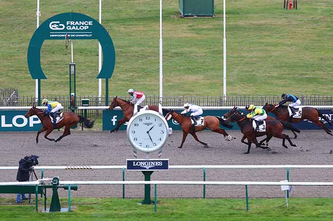 Photo d'arrivée de la course pmu PRIX KANDY à CHANTILLY le Jeudi 7 décembre 2023