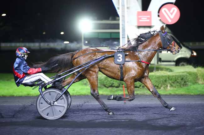 Photo d'arrivée de la course pmu PRIX ELECTRA à PARIS-VINCENNES le Vendredi 8 décembre 2023